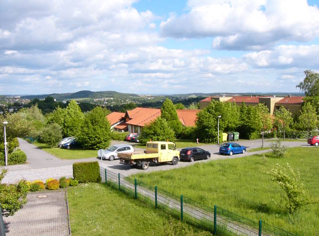 Ausblick vom Balkon, Fernblick