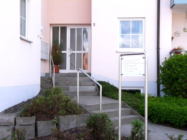 Eingang zum Gebäude